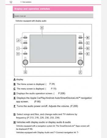 toyota harrier 2021-2022 navigation & multimedia system manual